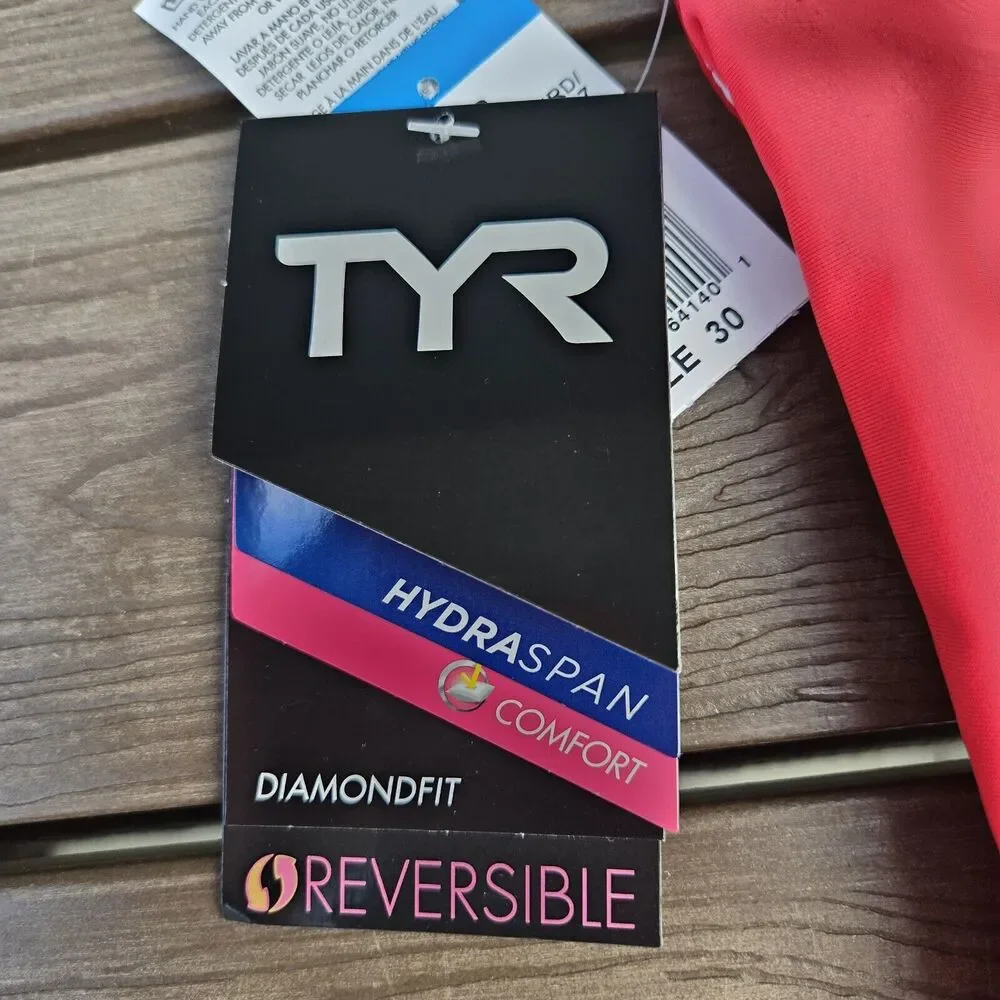 TYR Swimsuit Women's Hydra Span Reversible Diamondfit Bundle Of 2 Size 30 New